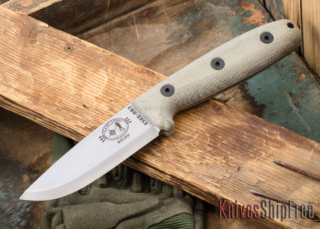 ESEE Knives: ESEE-RB3 - Camp Lore RB3