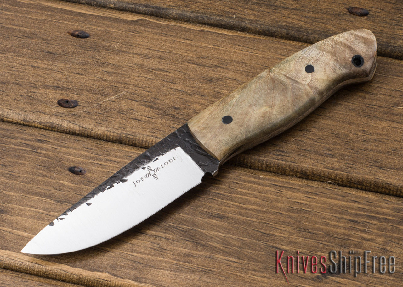 Joe Louis Knives: Bushcrafter - Hickory Wood - 1084 Steel