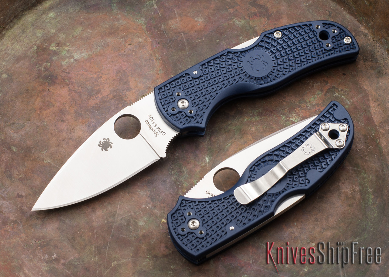 大特価新品KNIFE) C41PDBL5 NATIVE5 DARK BLUE FRN CPM S110V 未使用美品！ 　spyderco benchmade coldsteel　helle　esee ハンティングナイフ、狩猟刀