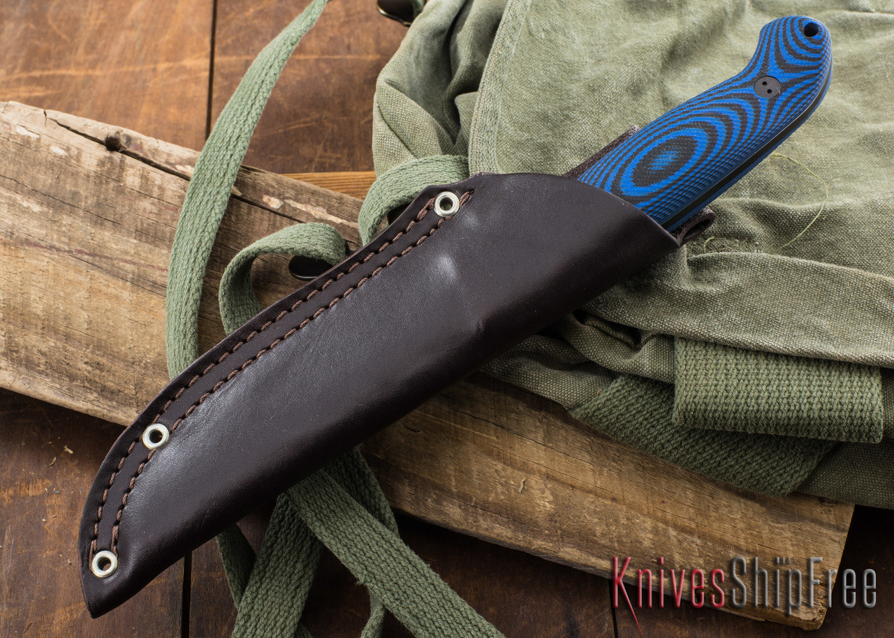 Bradford Knives: Guardian 4.5 - 3D Black & Blue G-10 - CPM-3V
