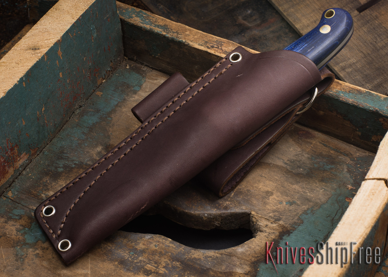 L.T. Wright Knives: GNS 3V - Saber Grind - Natural Canvas Micarta