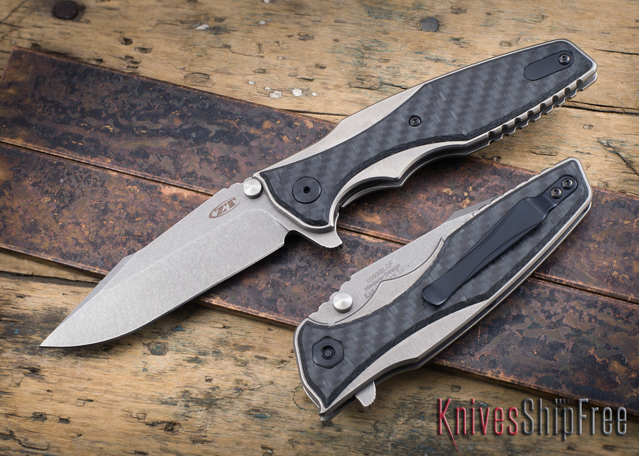 Zero Tolerance: 0393GLCF Hinderer Flipper | KnivesShipFree