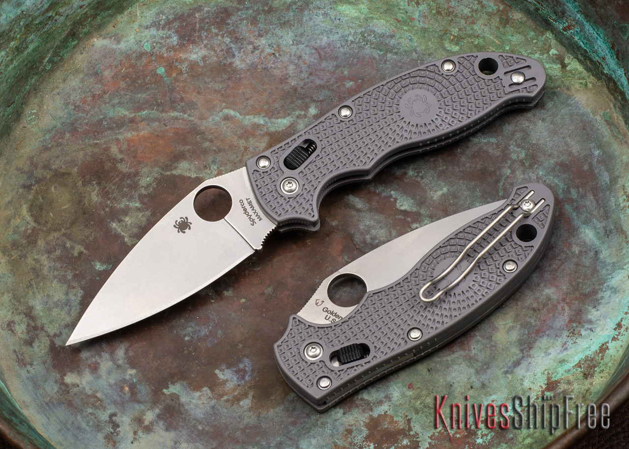Spyderco: Manix 2 Lightweight - Gray FRCP - Maxamet - C101PGY2
