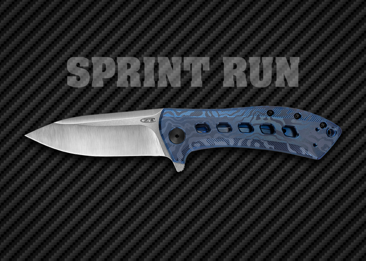 Zero Tolerance: 0801TIBLU Sprint Run | KnivesShipFree