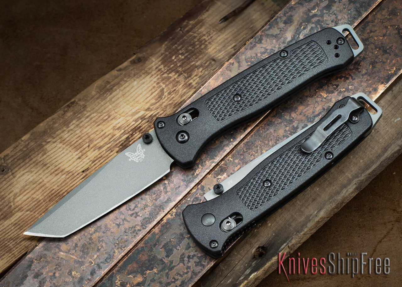 Benchmade Knives: 537GY Bailout - CPM-3V - Tanto - Gray Cerakote