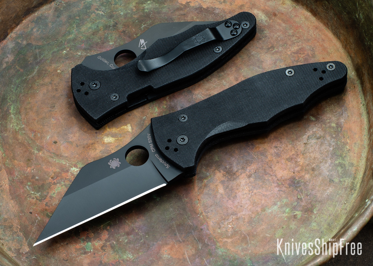 Spyderco: Yojimbo 2 Black Blade - Black G-10 - CPM S30V - C85GPBBK2