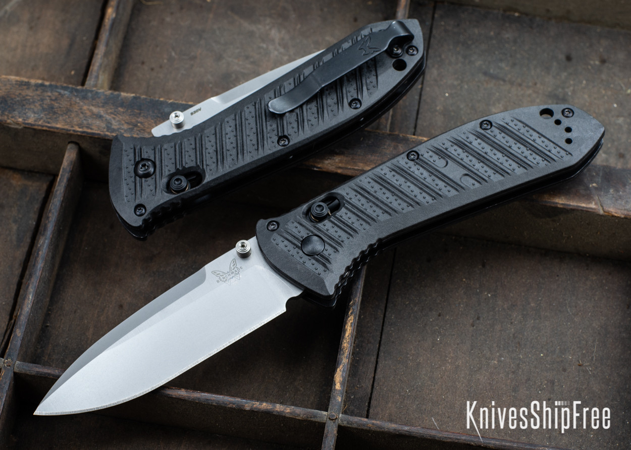 Benchmade Knives: 570-1 Presidio II - Black CF-Elite Scales - AXIS  