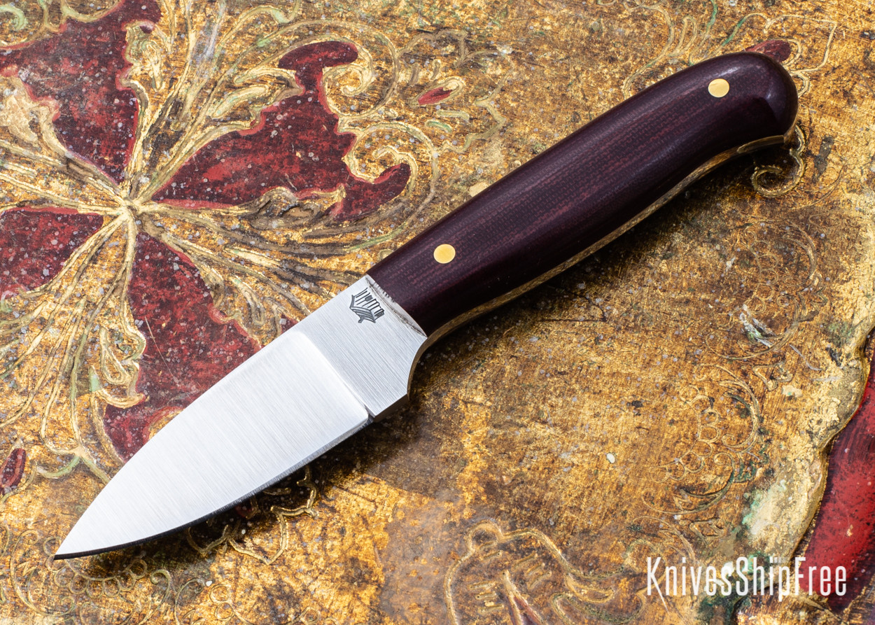 L.T. Wright Knives: Patriot - Double Red Micarta