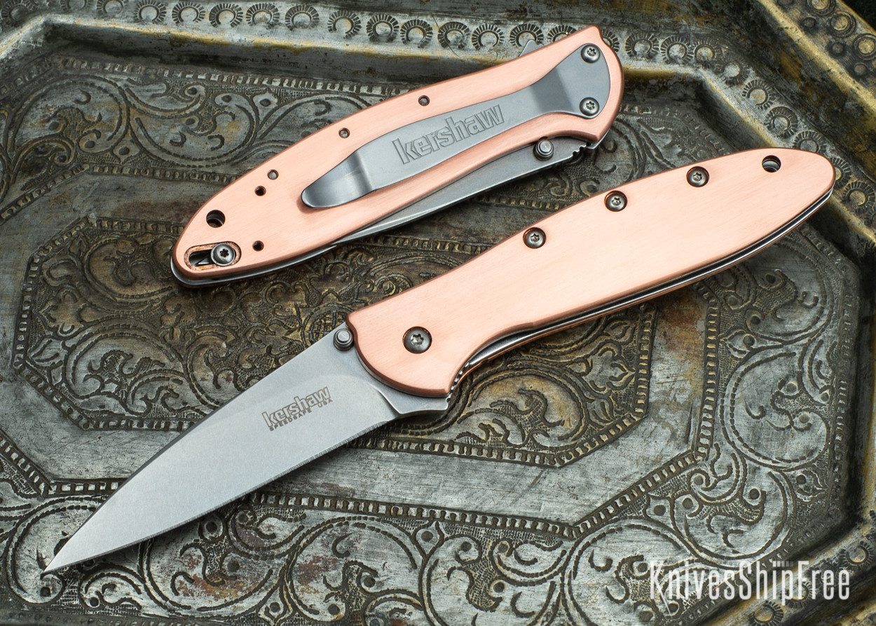 Kershaw Knives: Copper Leek - CPM 154 - SpeedSafe Assist - 1660CU