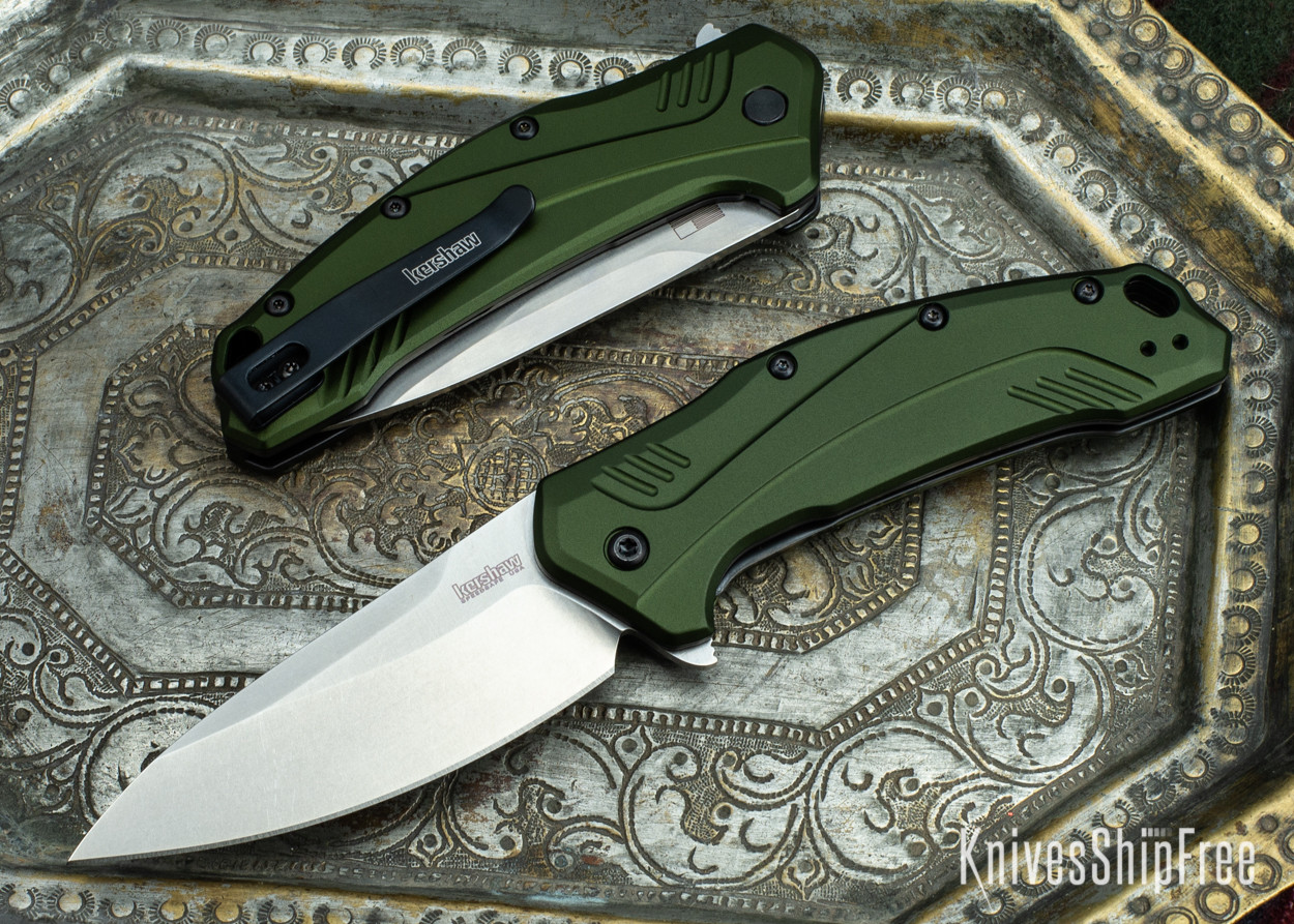 Kershaw Knives: Link - OD Green - CPM 20CV - SpeedSafe Assist