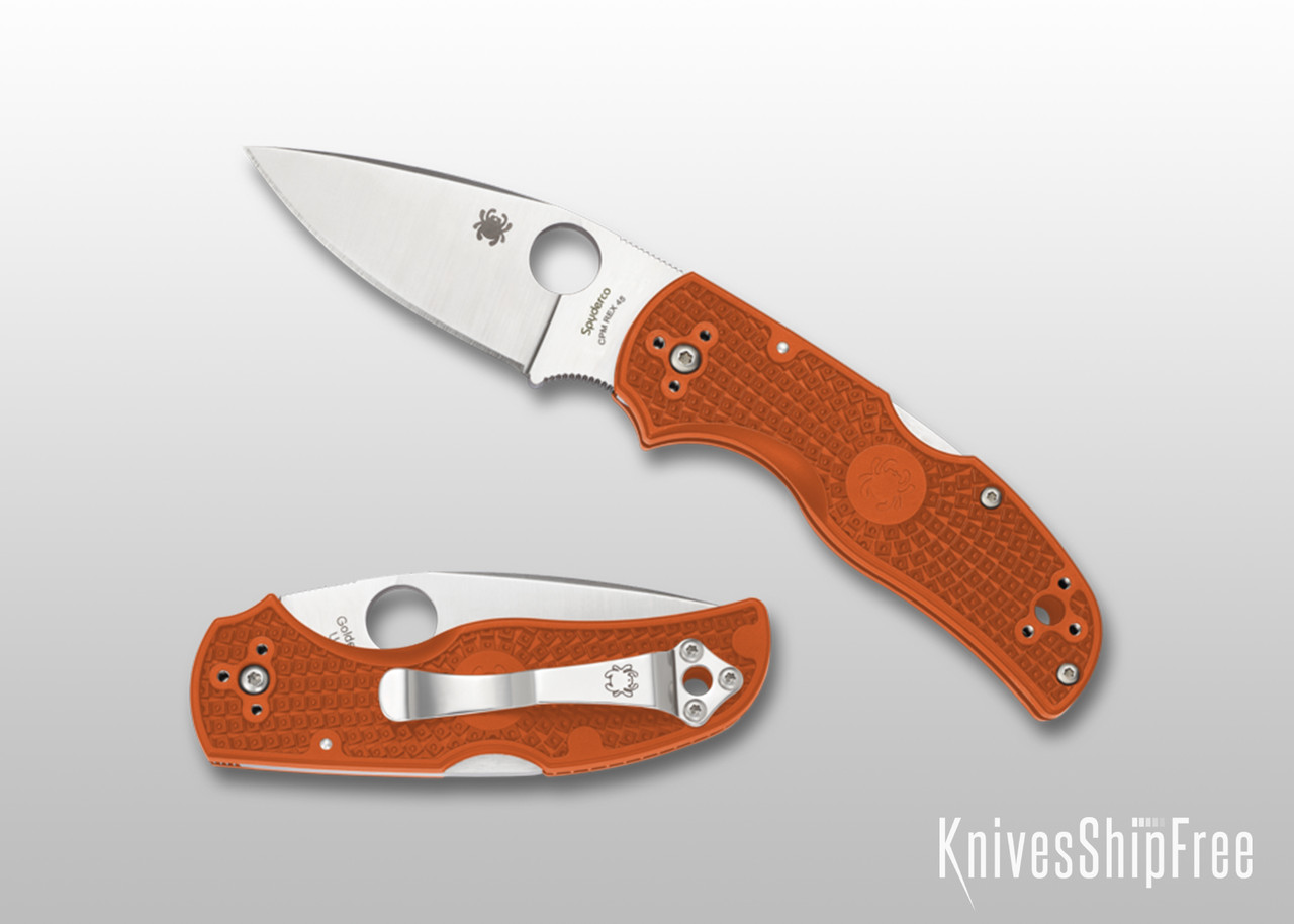 Spyderco: Native 5 Lightweight Sprint Run - Burnt Orange FRN - REX