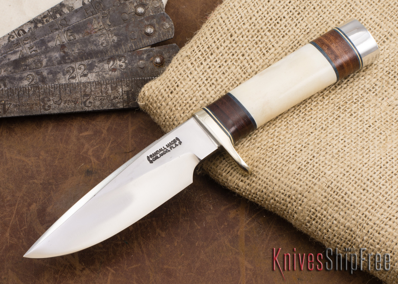 Randall Made Knives: Model 25 Trapper - Polished Stag & Stacked