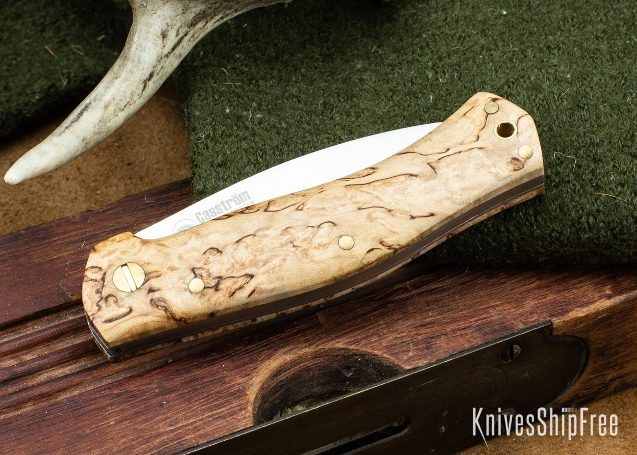 Casstrom Lars Falt Slipjoint Curly Birch 01