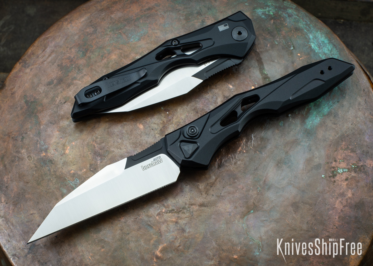 Kershaw Knives: Launch 13 Auto - Black Aluminum - 3.5 Two-Tone