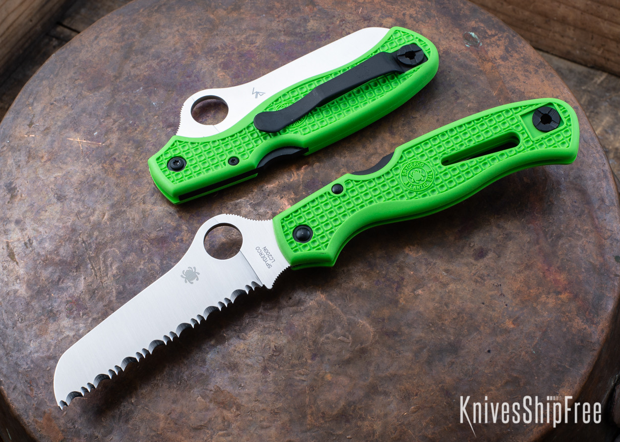 Spyderco: Atlantic Salt Lightweight - Green FRN - LC200N