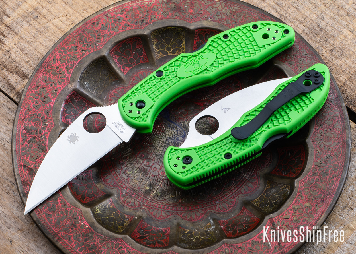 Spyderco: Salt 2 Wharncliffe - Yellow FRN - H1 Steel - C88PWCYL2