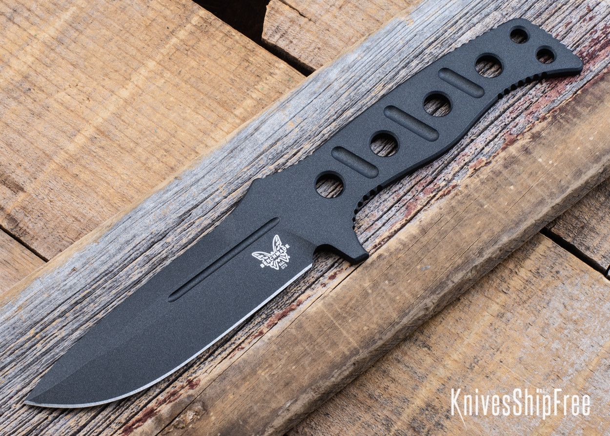 Benchmade Knives: 375BK-1 Adamas Fixed Blade - CPM CruWear