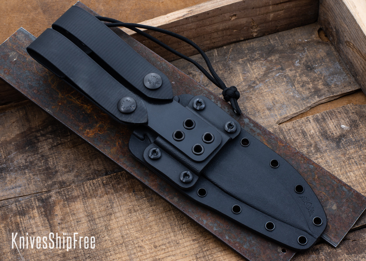 Spartan Blades: Horkos - Green Micarta - CPM-S45VN - Black PVD