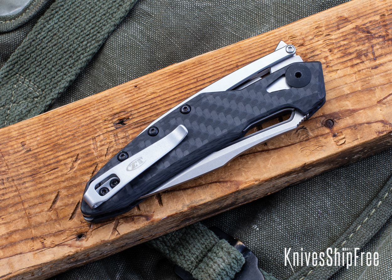 Zero Tolerance: 0990 - Carbon Fiber - KVT Bearing Flipper - CPM-20CV