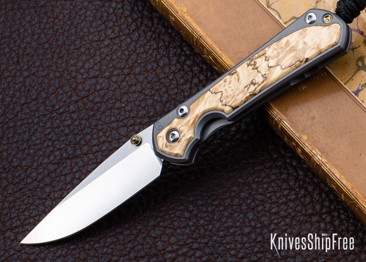 Chris Reeve Knives: Small Sebenza 31 - Box Elder Inlay - CR30FG001