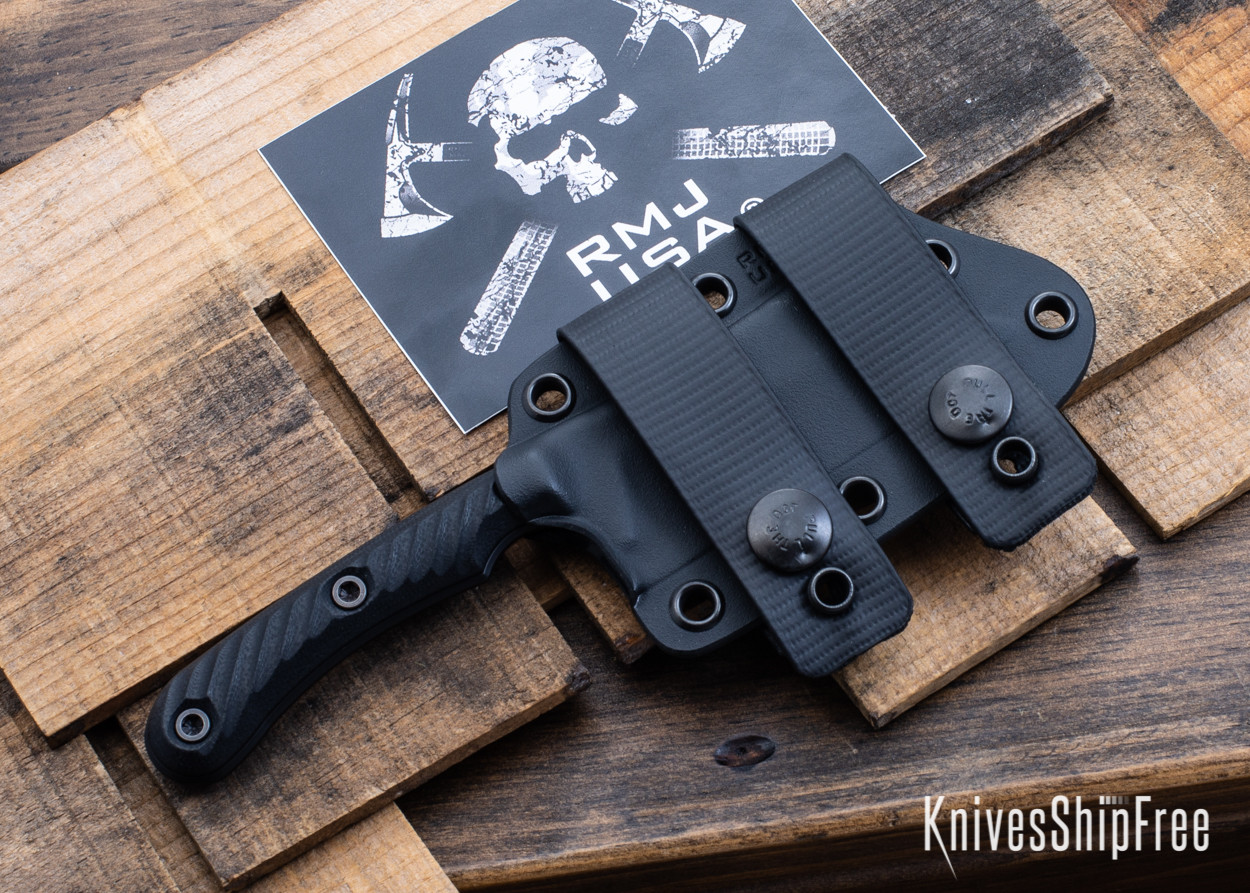 RMJ Tactical: Jackdaw - EDC Cleaver - Nitro-V - Tungsten Cerakote