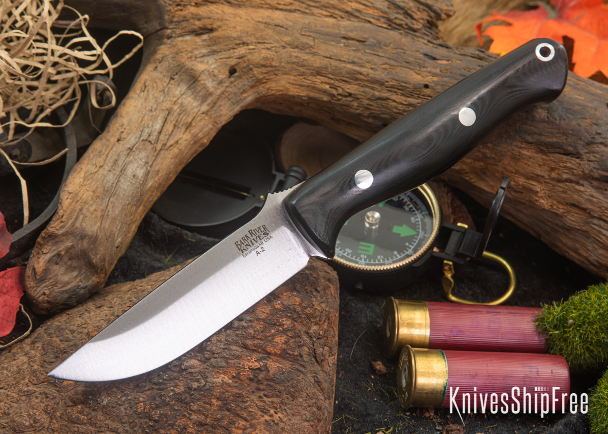 Bark River Knives: Gunny - Black G-10