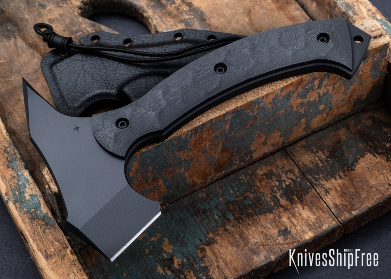 Toor Knives: F13 Tommy - Shadow Black G-10 - D2 Tool Steel - Black