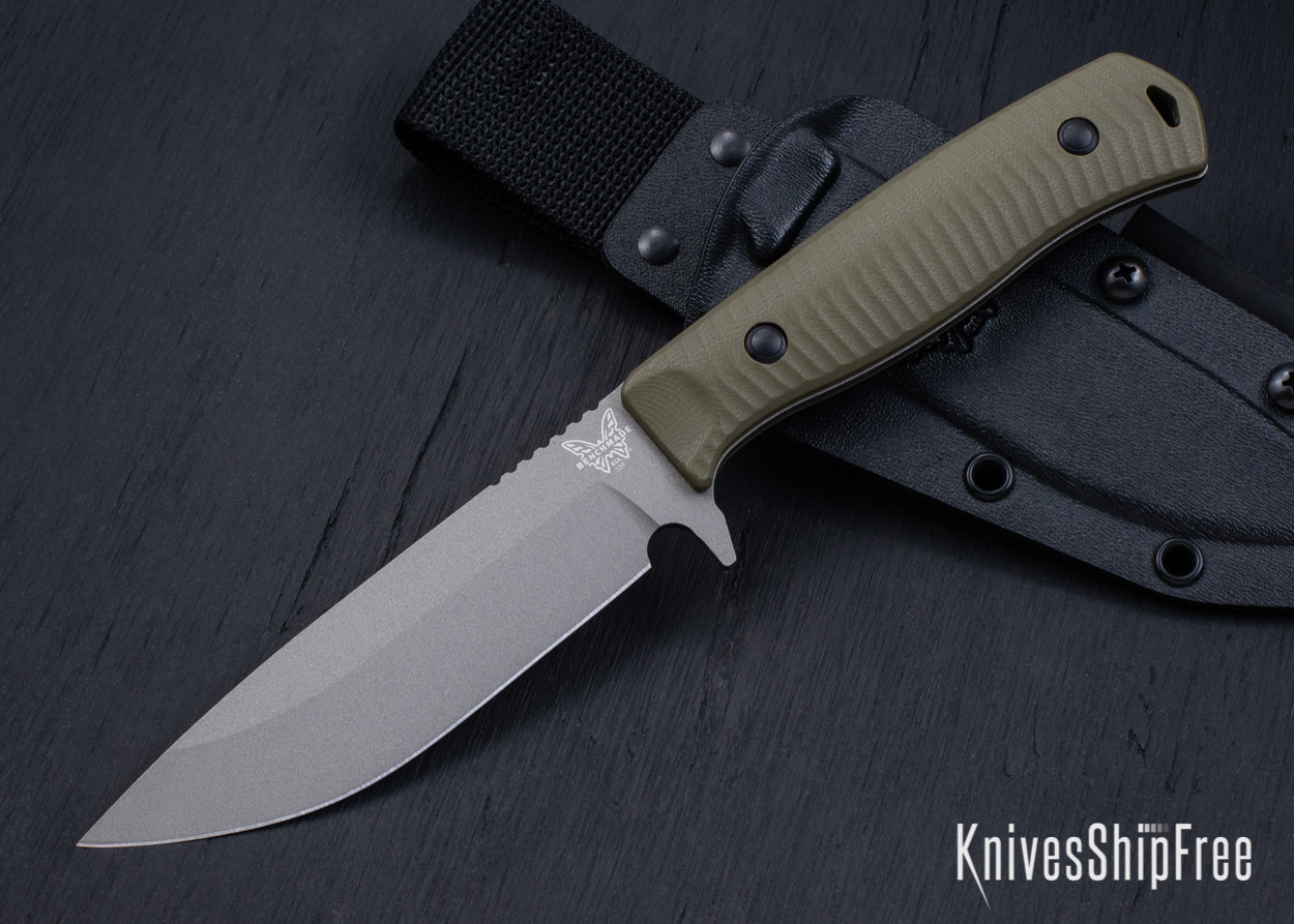 Benchmade Knives: 539GY Anonimus - Textured OD Green G-10 - CPM