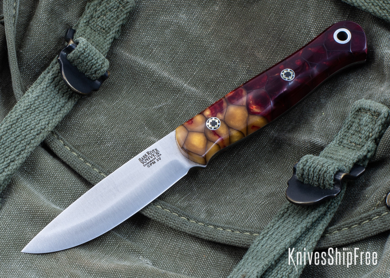 Bark River Knives: Ultralite Bushcrafter - CPM 3V - Sunfire Dragon
