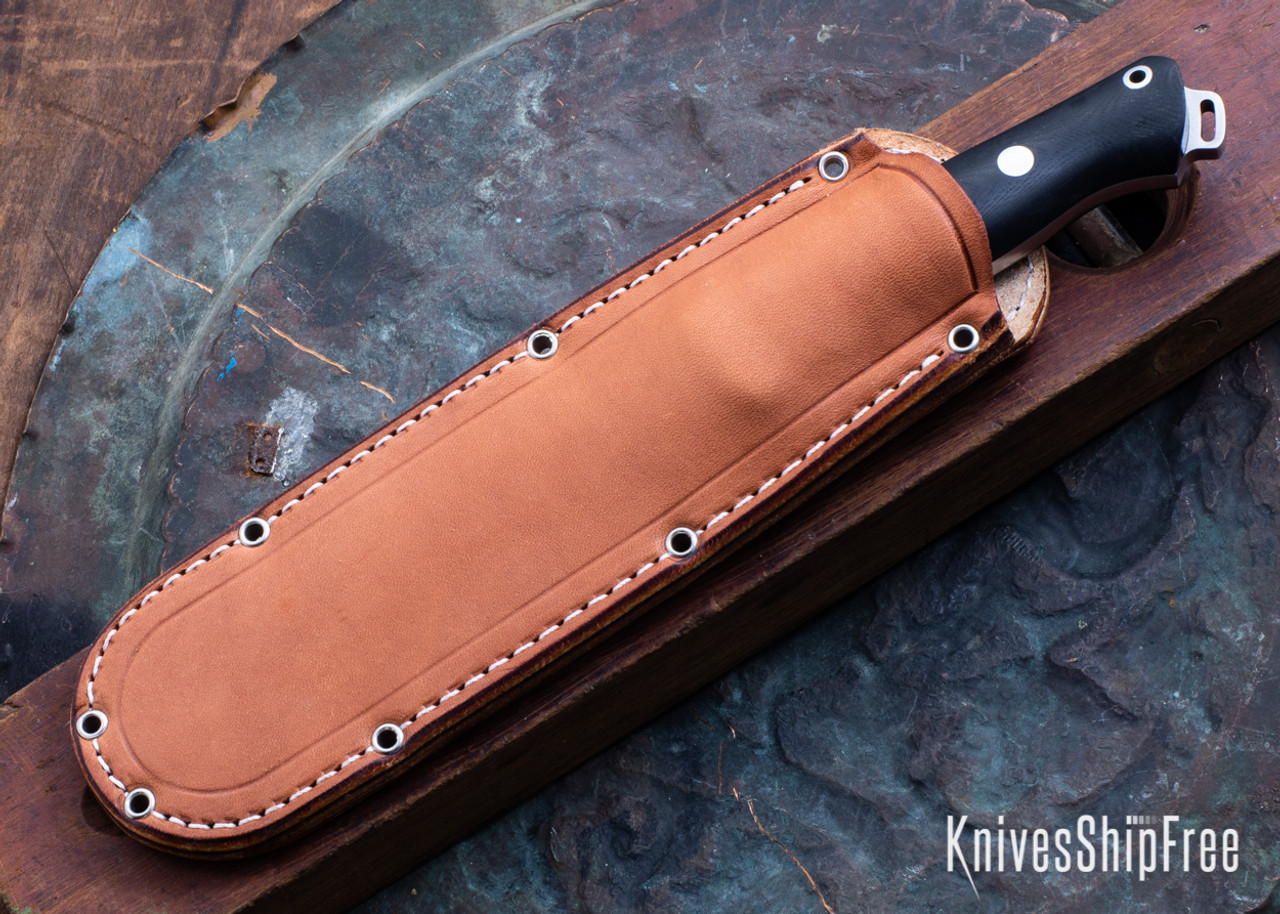 Bark River Knives: Bravo Vortex - CPM 3V - Green Canvas Micarta 