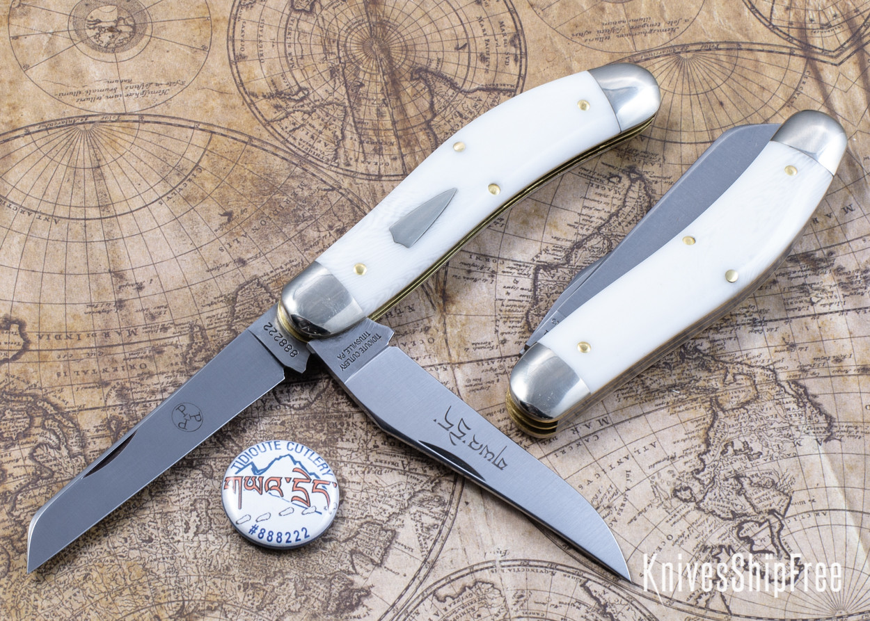 Great Eastern Cutlery: #88 Tidioute - Bayou Trapper Yeti - White