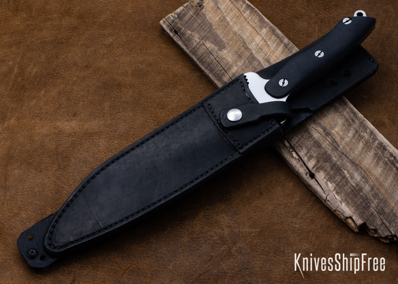 BlackJack Knives: Mamba II - Satin Finish - Black Kraton
