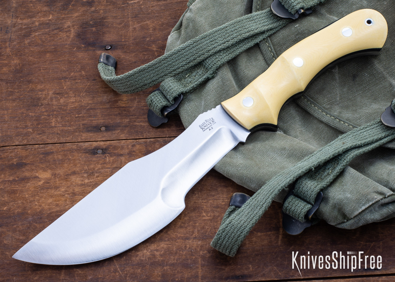 Bark River Knives Trakker Antique Ivory Micarta