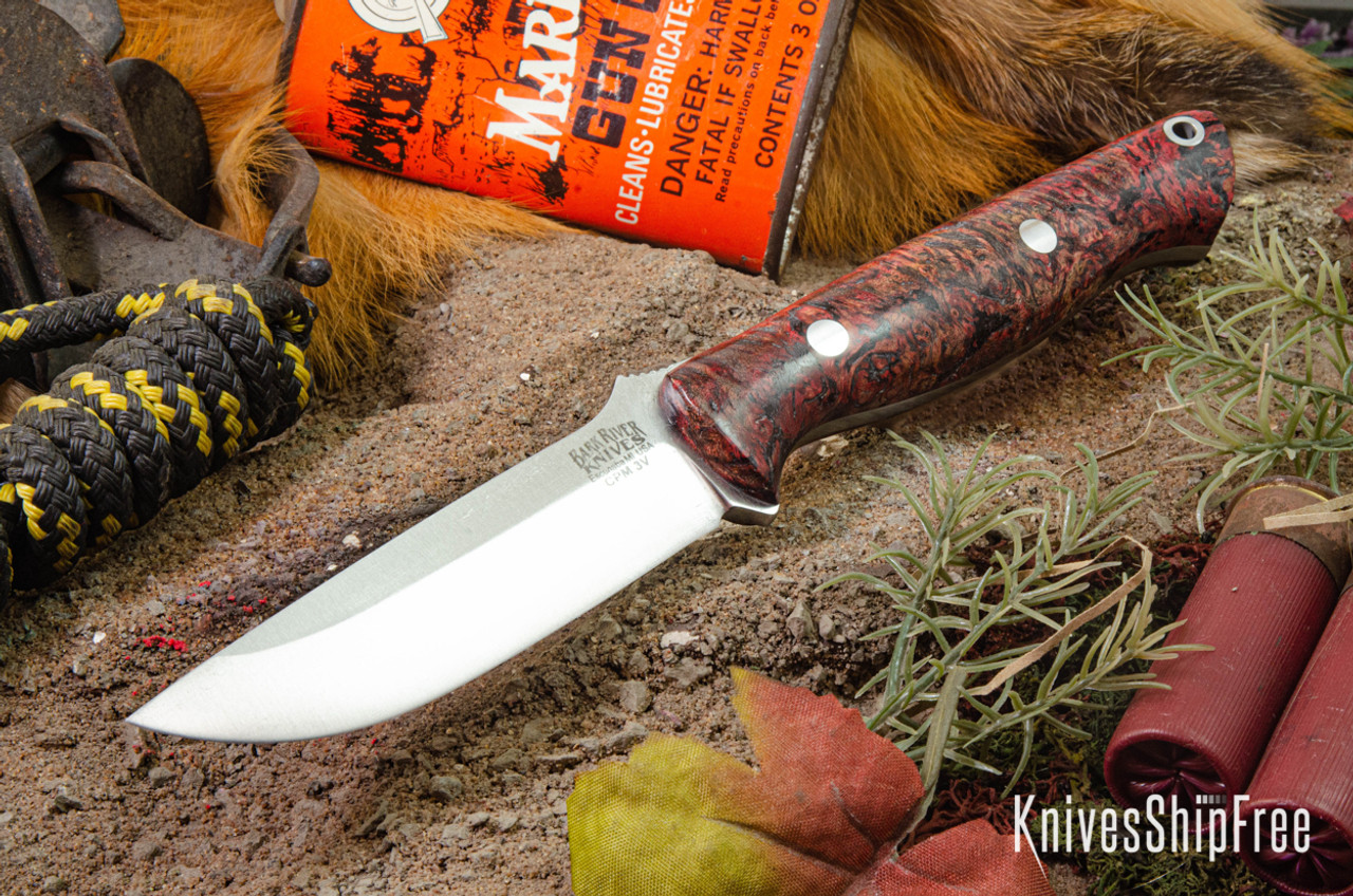 Bark River Knives: Gunny - CPM 3V - Hellfire Maple Burl #2