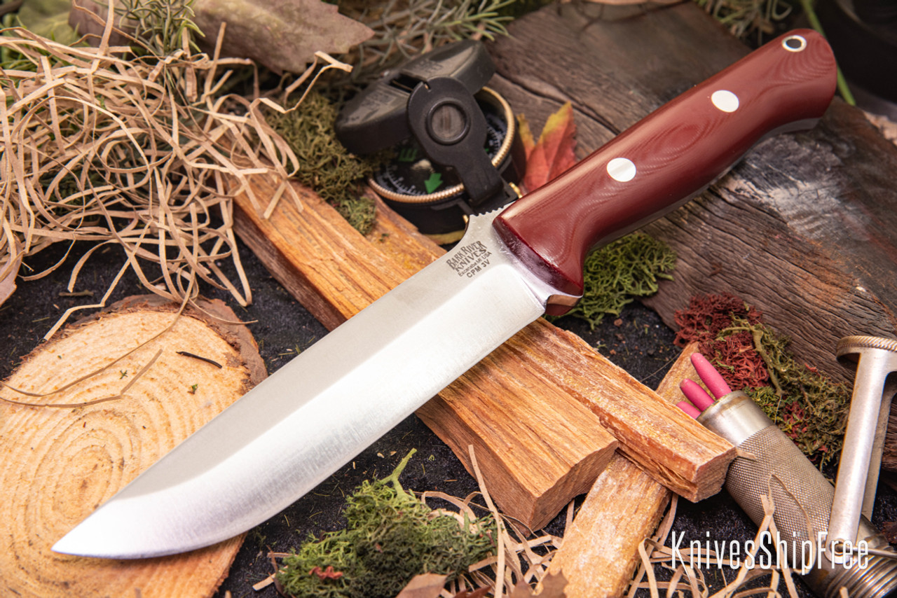 Bark River Knives: Bravo 1.5 - CPM 3V - Red G-10