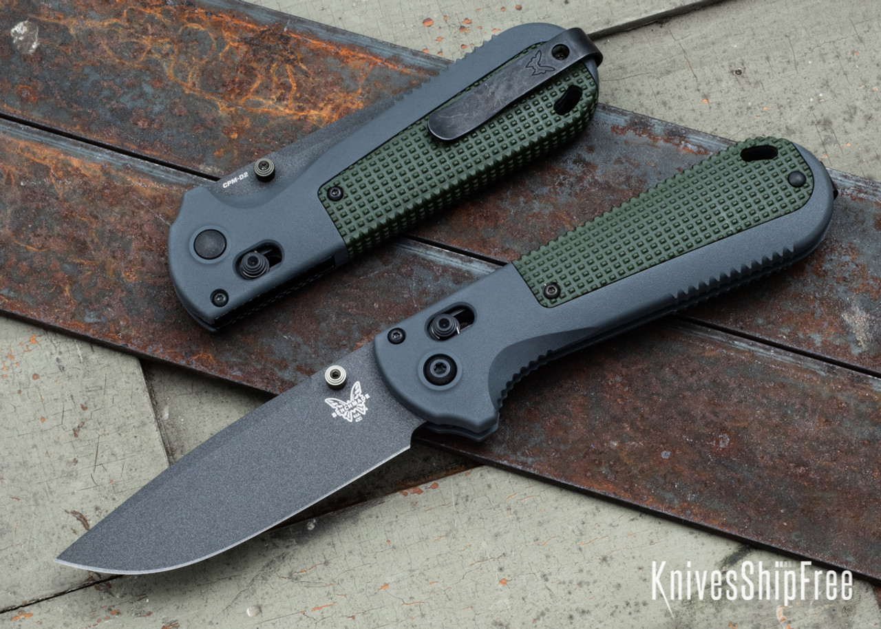 Benchmade Knives: Redoubt - AXIS Lock CPM-D2 - Cobalt Black Finish