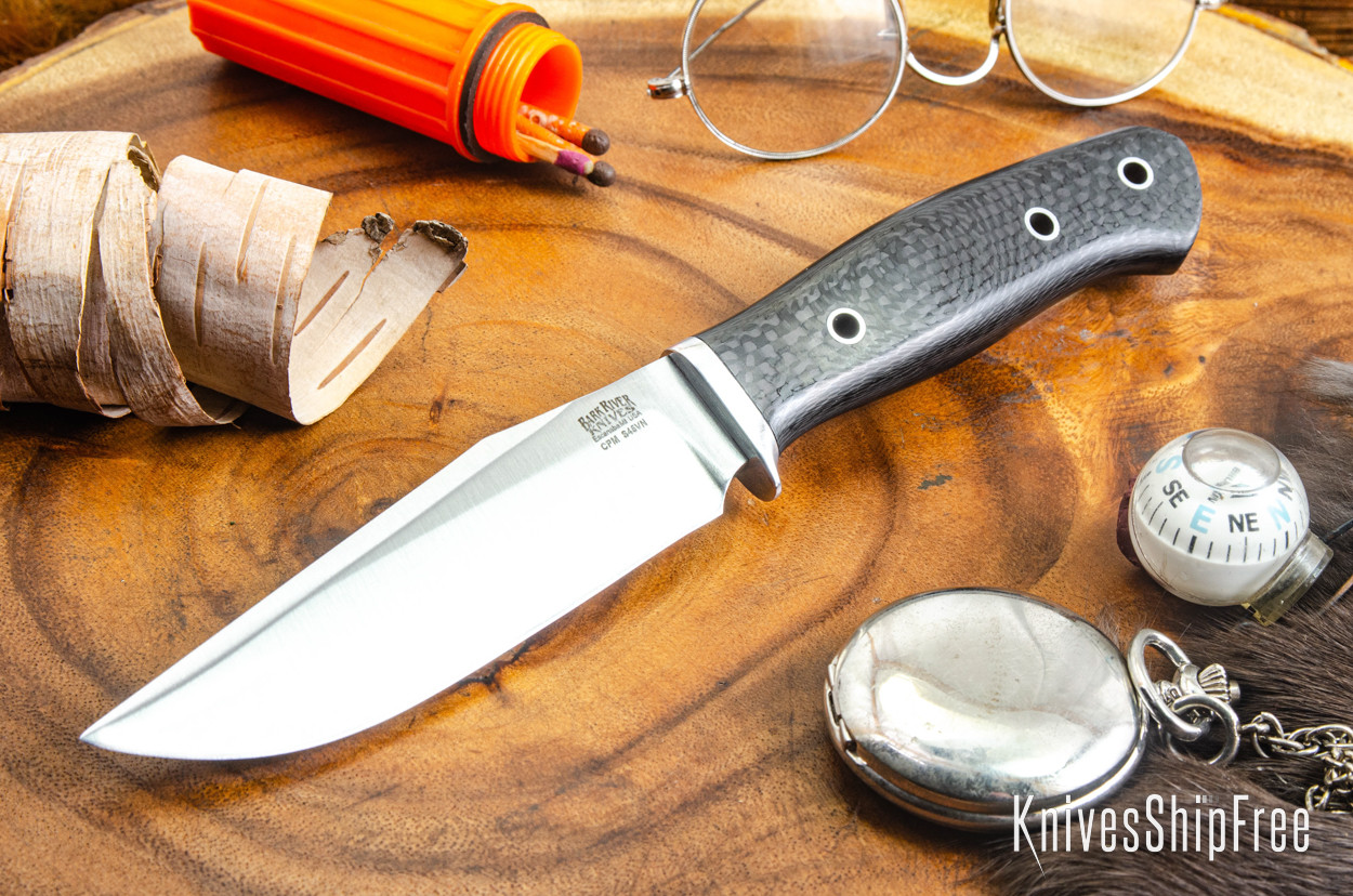 Bark River Knives: Matterhorn - CPM-S45VN - Black Carbon Fiber