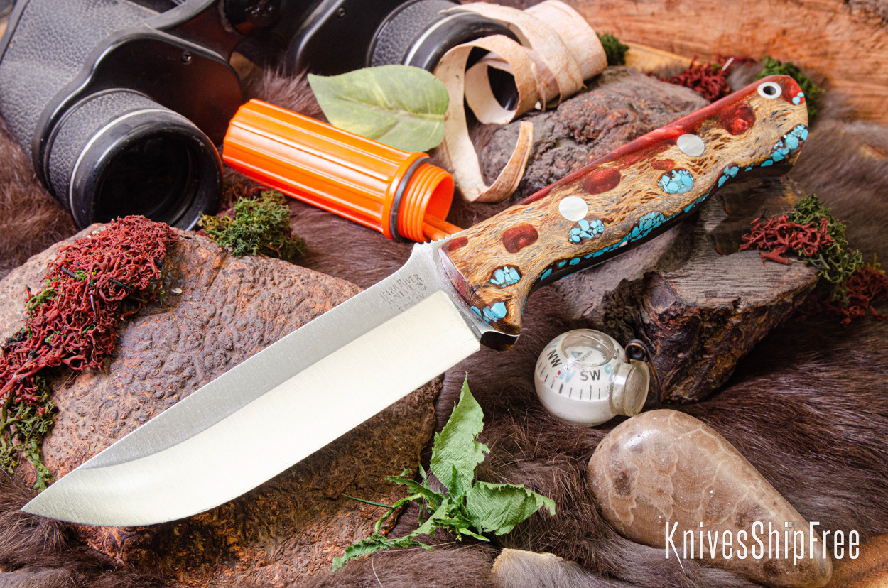 Bark River Knives: Bravo 1.25 - CPM 3V - Red Cholla Cactus with