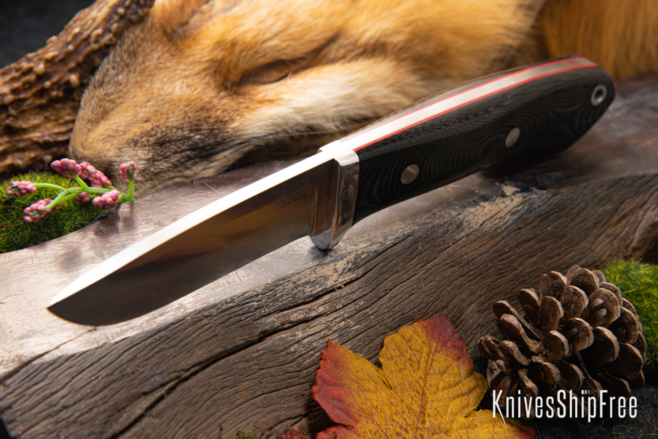 Bark River Knives: Classic Drop Point Hunter - CPM S45VN - Black