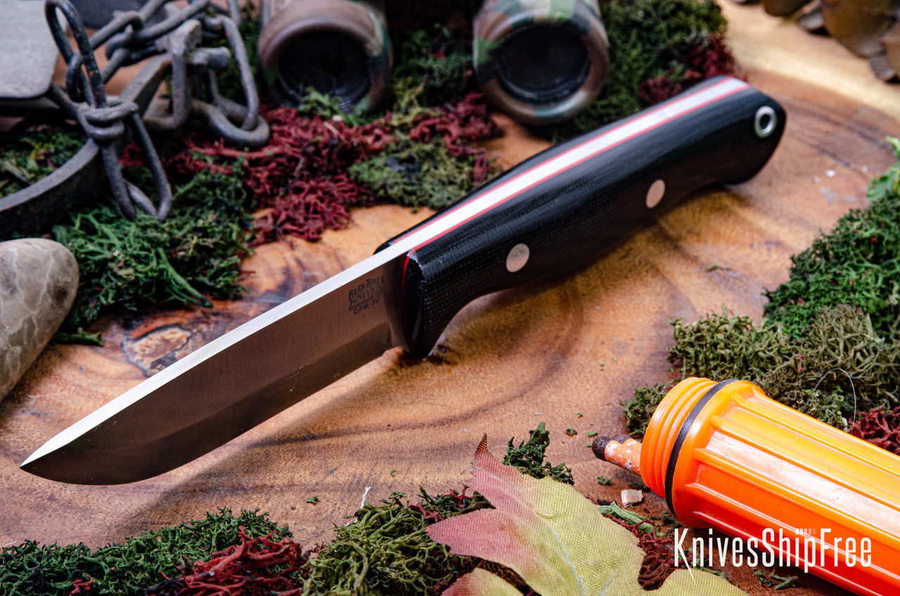 Bark River Knives: Gunny Scandi - CMP 3V - Black Canvas