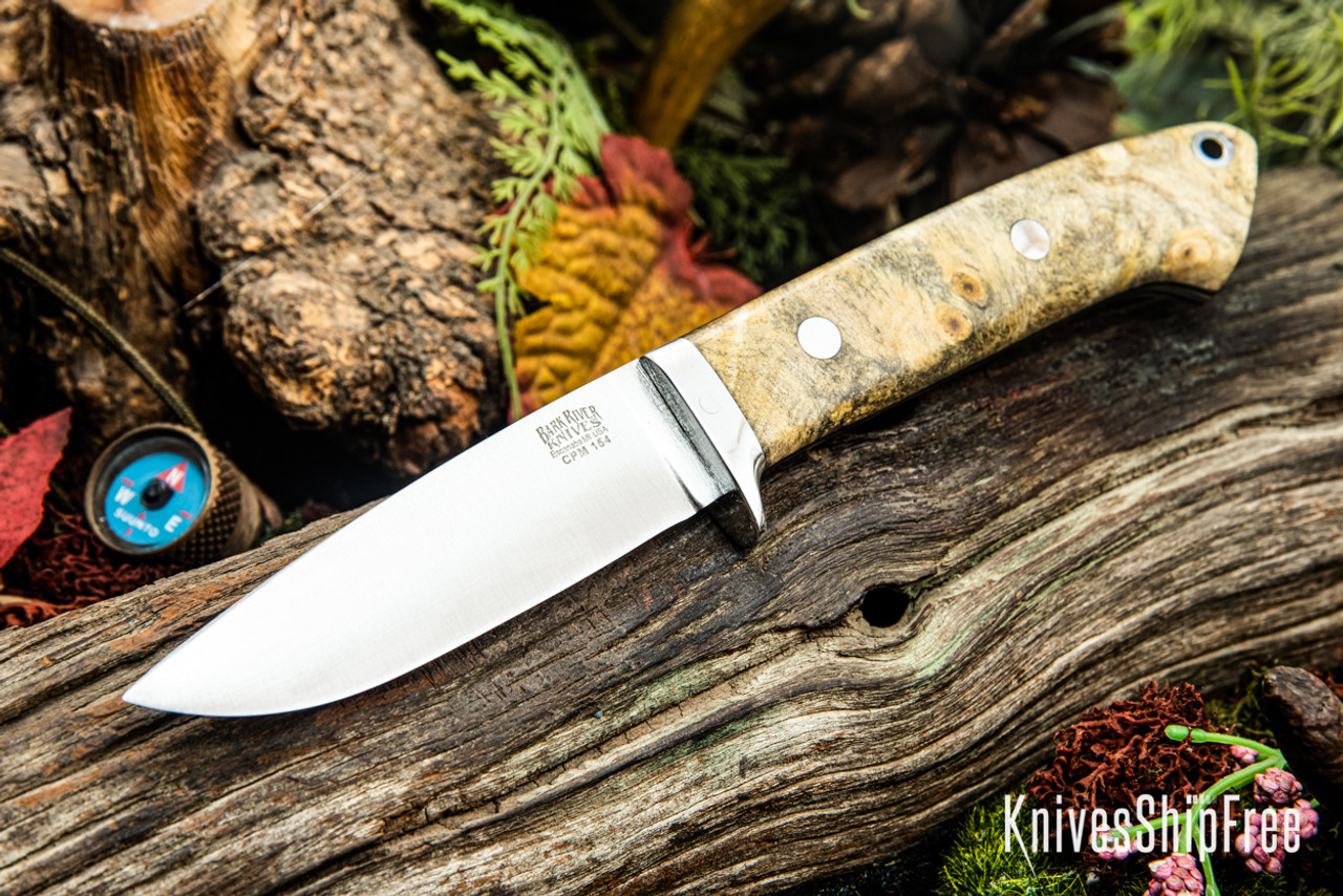 Bark River Knives: Bobcat Hunter - CPM 154 - California Buckeye