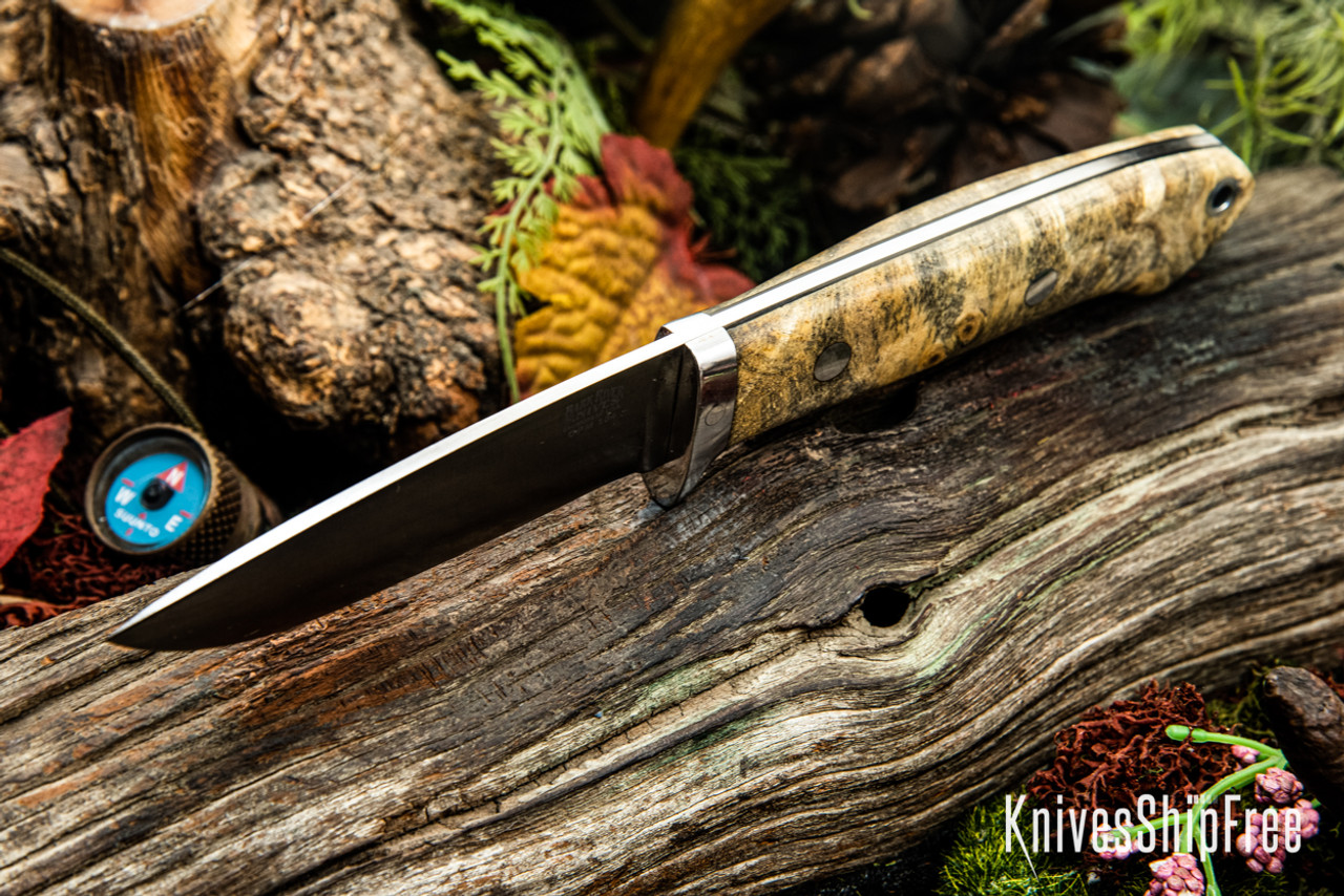 Bark River Knives: Bobcat Hunter - CPM 154 - California Buckeye