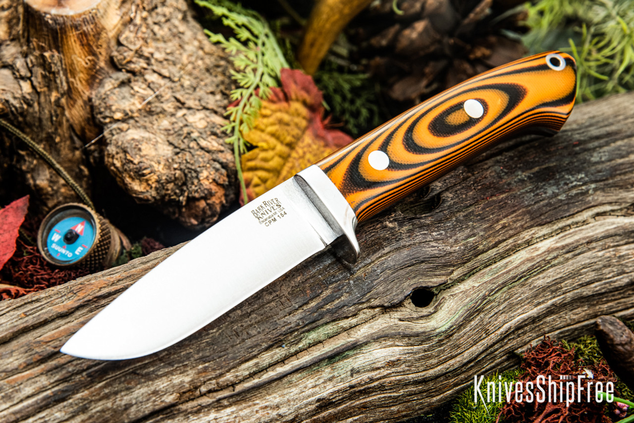 Bark River Knives: Bobcat Hunter - CPM 154 - Tigerstripe G-10