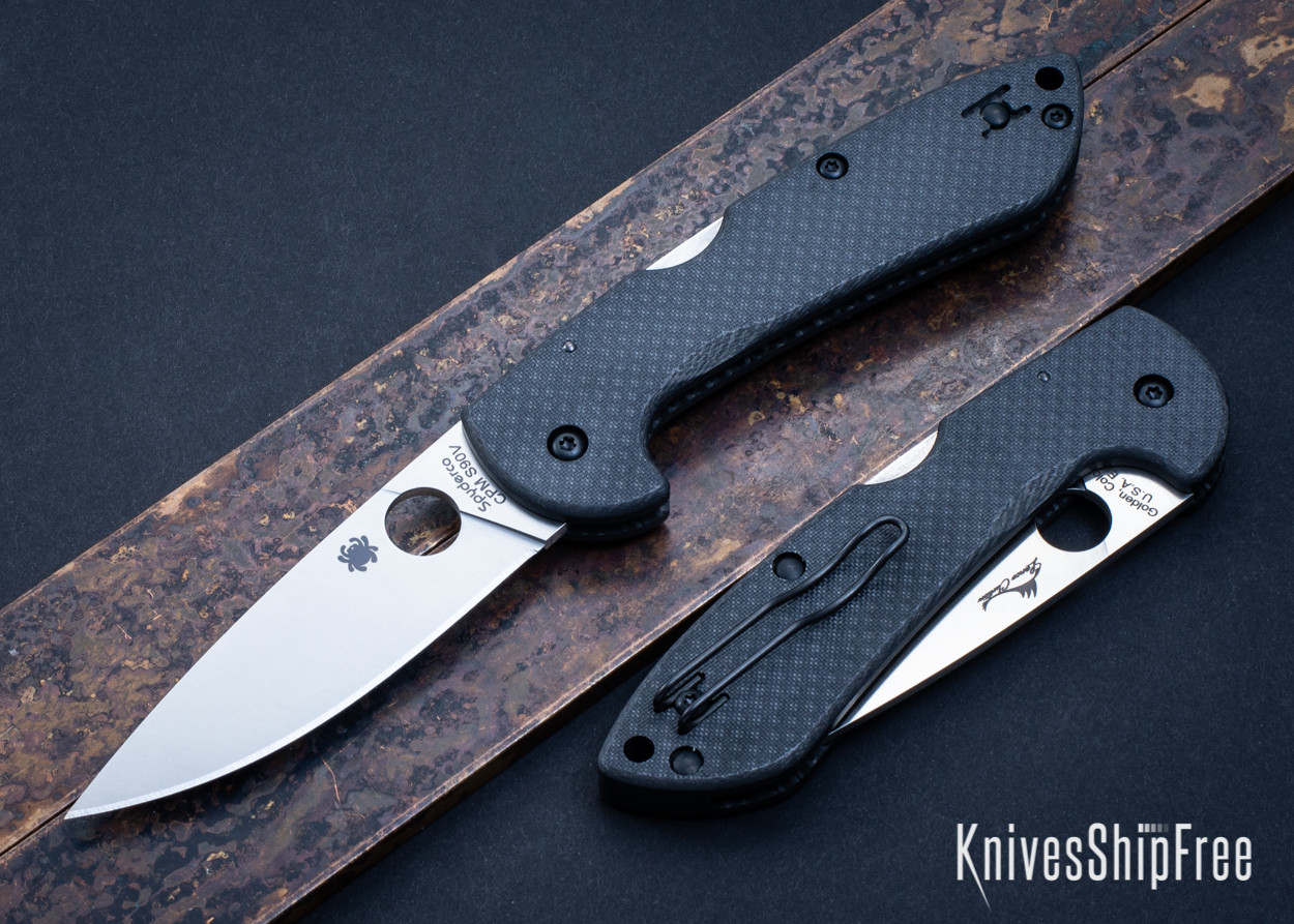 Spyderco: Siren Sprint Run - Carbon Fiber - Lockback - CPM Spyderco: Siren Sprint Run - Carbon Fiber - Lockback - CPM