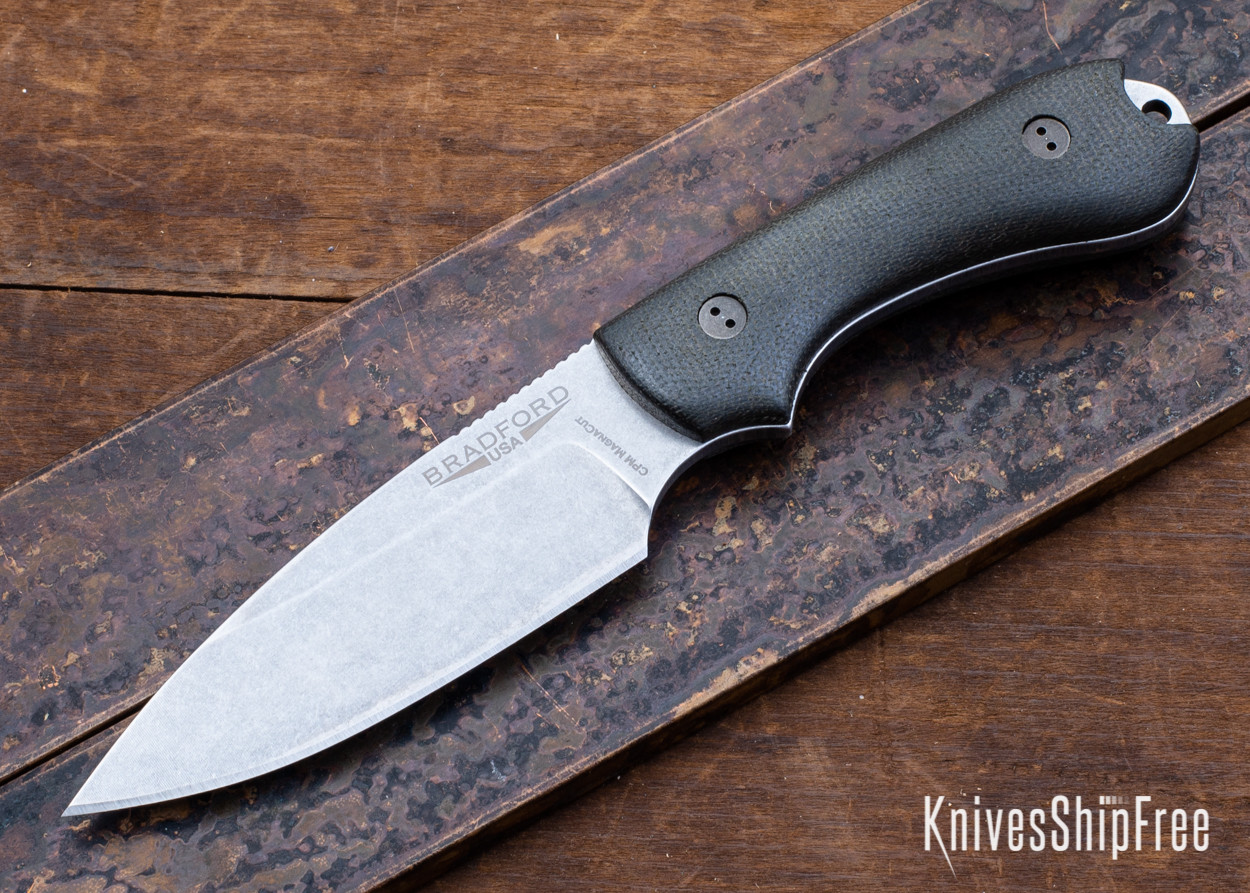 Bradford Knives: Guardian 3 - 3D OD Green Micarta - CPM MagnaCut