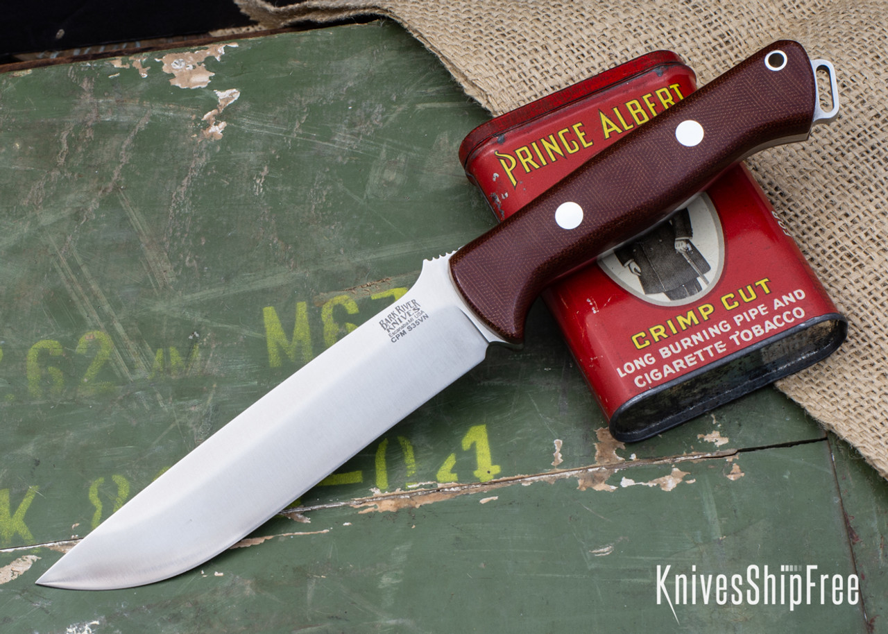 Bark River Knives: Bravo 1.5 - Natural Canvas - CPM S35VN