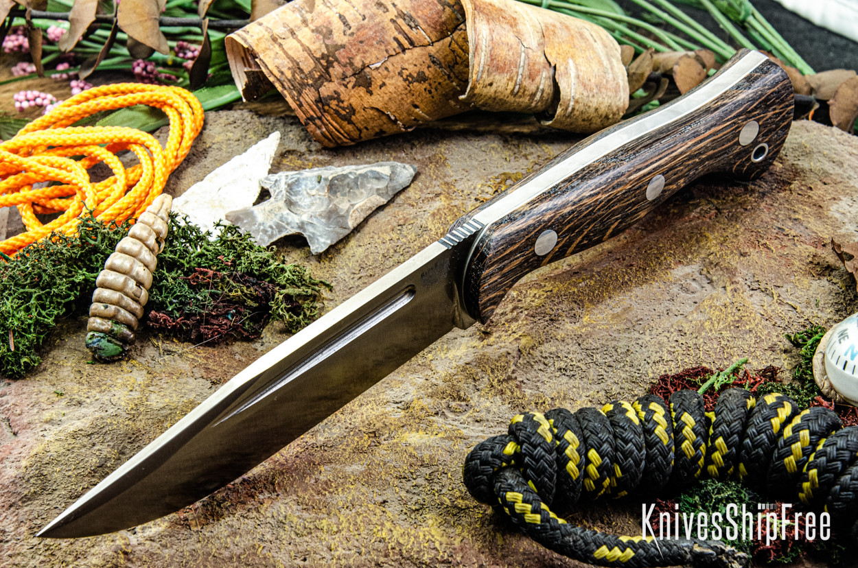 グリーンリバー Bark River Knives: Cub - CPM 3V - Bog Oak - White Liners #2