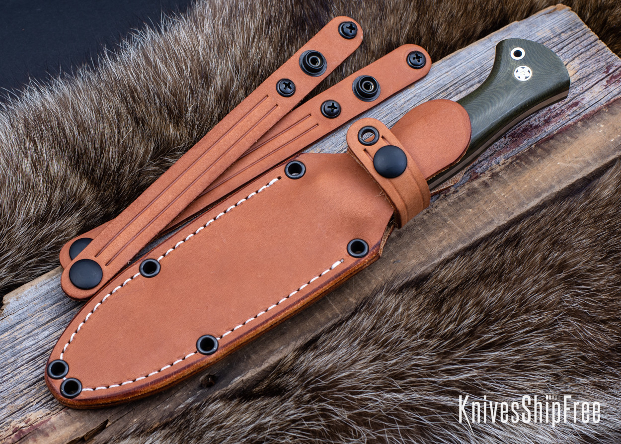 Bark River Knives: Cub - CPM 3V - Ghost Green Jade G-10
