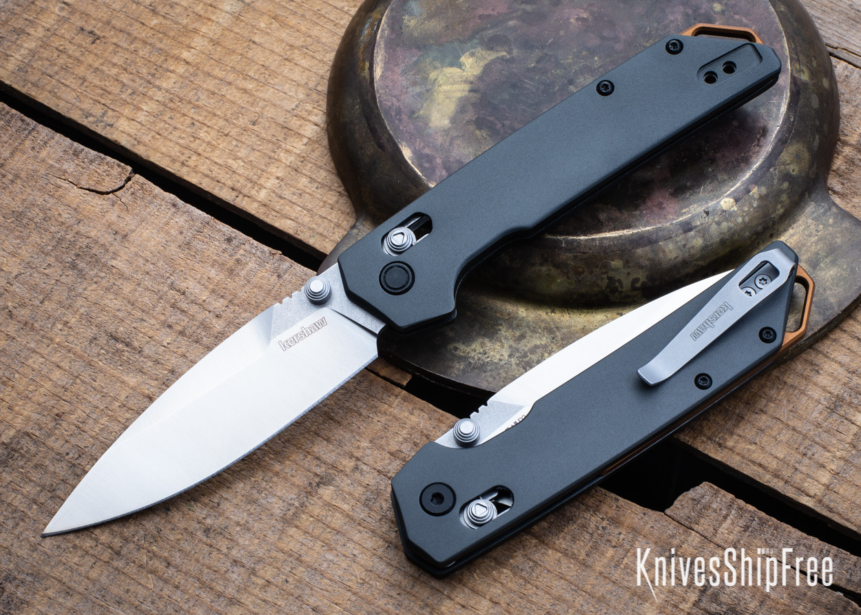 Kershaw Iridium Taschenmesser – 8,6 Cm D2-Stahlklinge, DuraLock, Made In USA!