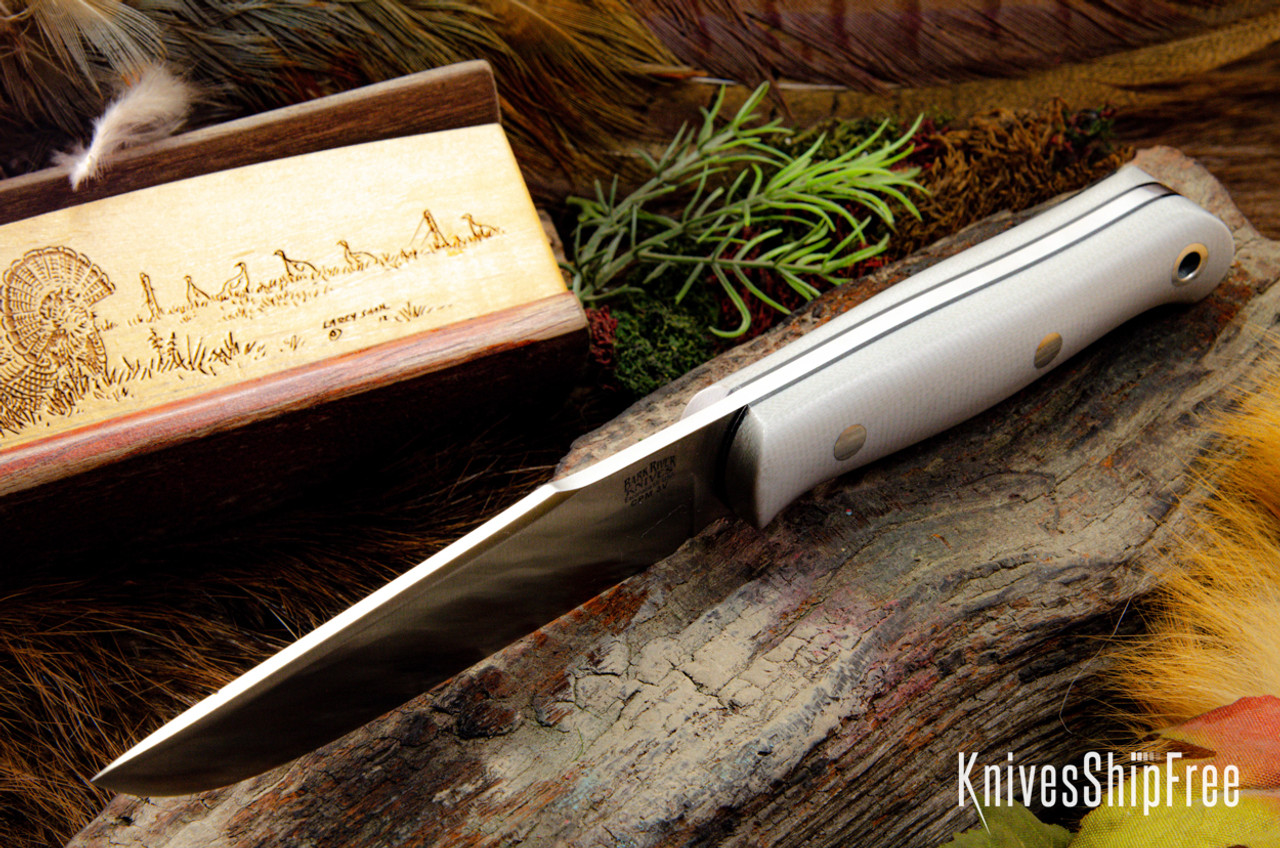 Bark River Knives: Ultralite Field Knife - CPM 3V - Battleship